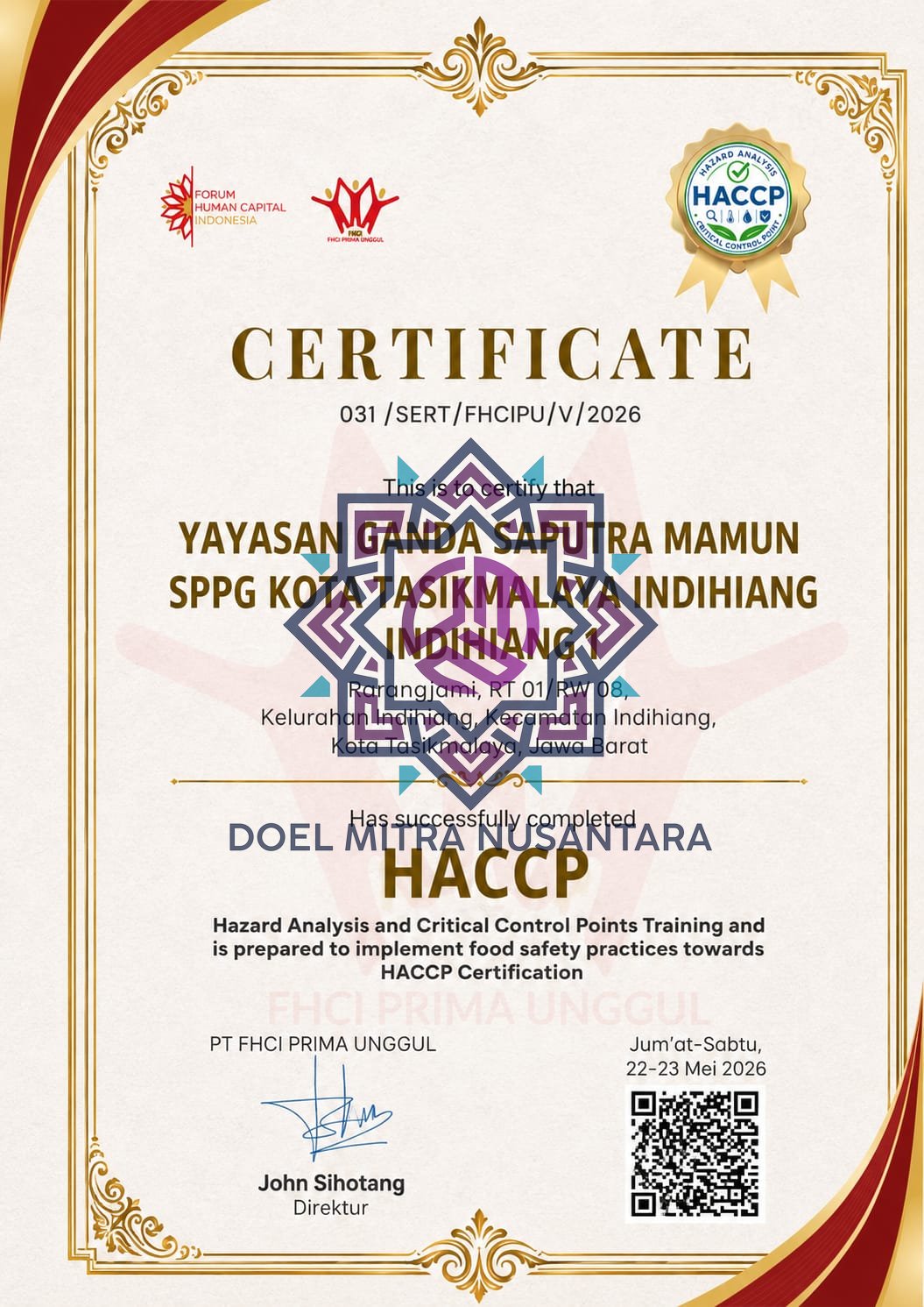 SPPG KOTA TASIKMALAYA INDIHIANG INDIHIANG 1